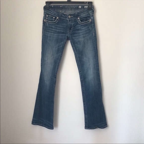 Miss me bootcut size 27 GUC JE5369B2L Inseam 31.5 - Picture 5 of 7